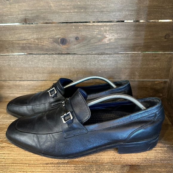 Mens Cole Haan‎ Martino HorseBit Black Leather Loafers Dress Shoes Size 10 M GUC main image 4